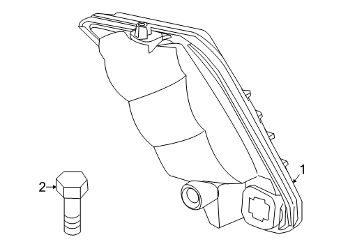 2012 Volvo XC60 Side Marker Lamps