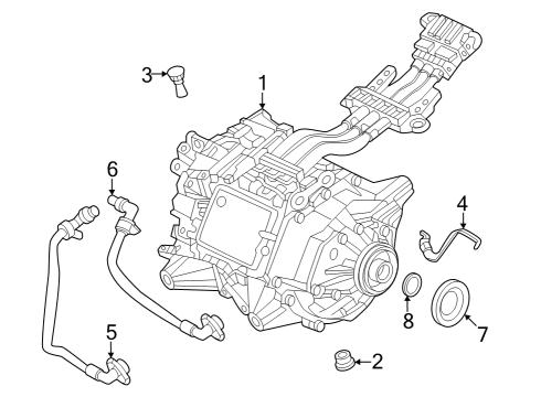2023 Volvo S90 Axle & Differential - Rear Diagram