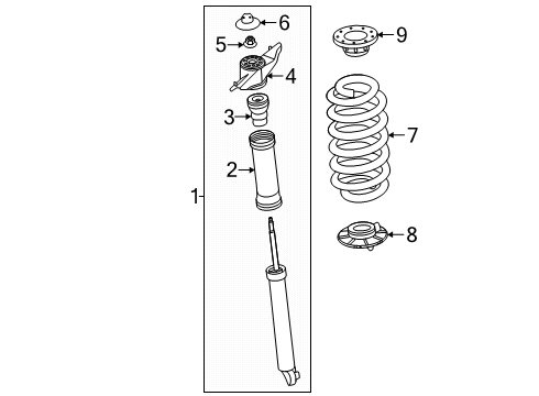 2025 Volvo EX30 Shocks & Components
