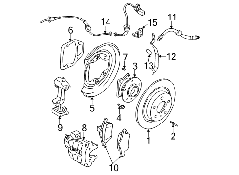 2003 Volvo S60 Rear Brakes Diagram