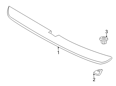2002 Volvo V40 Rear Spoiler Diagram