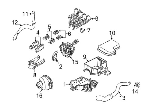 2003 Volvo XC90 Electrical Components Diagram 4