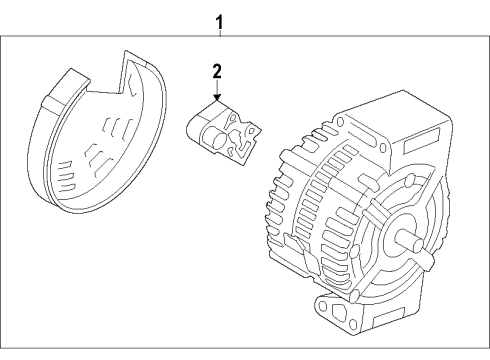 2017 Volvo S60 Alternator