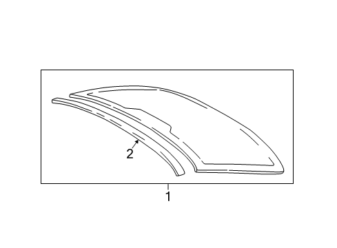 2004 Volvo S60 Reveal Moldings Diagram