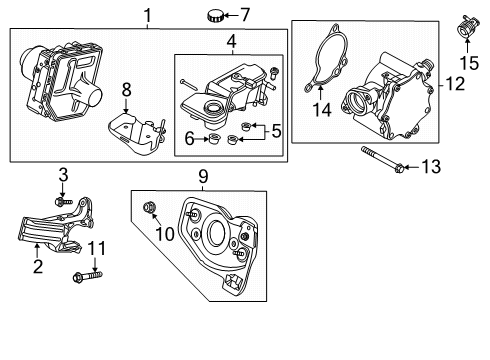 2024 Volvo XC60 Dash Panel Components