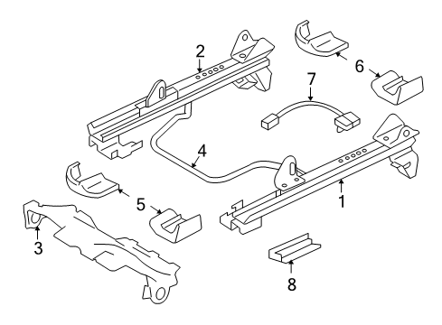 2008 Volvo V70 Tracks & Components