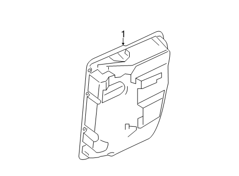 2022 Volvo V60 Cross Country Case & Related Parts Diagram