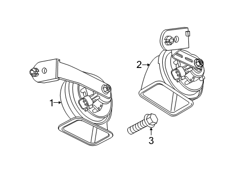 2011 Volvo S60 Horn