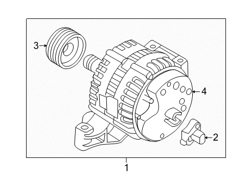 2016 Volvo V60 Pulley Diagram for 30667682