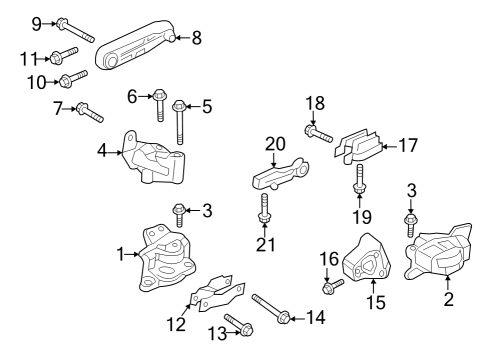 2024 Volvo S90 Engine & Trans Mounting