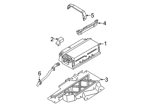 2025 Volvo XC60 Battery, Exchange Diagram for 36010971