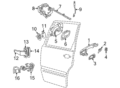 2000 Volvo S70 Door Diagram