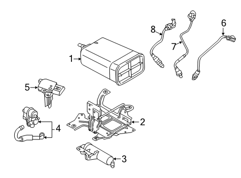 2015 Volvo S80 Emission Components Diagram