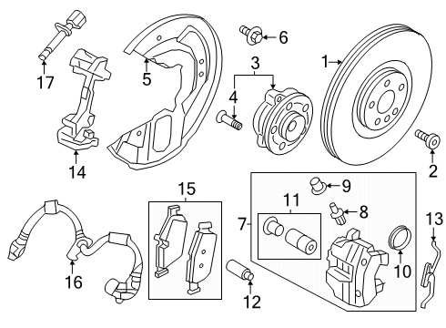 2026 Volvo EC40 Front Brakes