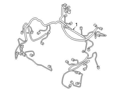 2016 Volvo V60 Wiring Harness