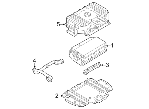 2024 Volvo V60 Battery Box Diagram for 32420061