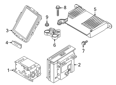 2024 Volvo S90 Control Unit Diagram for 36011038