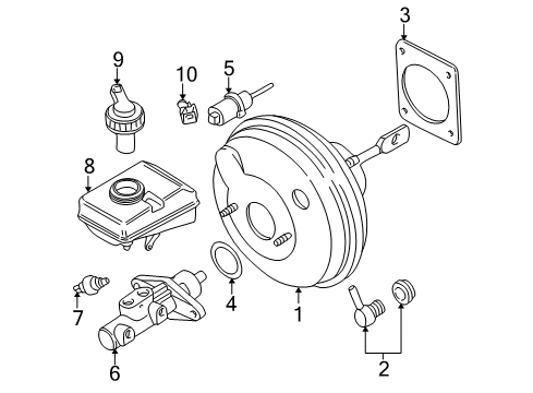 2000 Volvo S70 Dash Panel Components