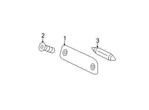 2011 Volvo S60 License Lamps