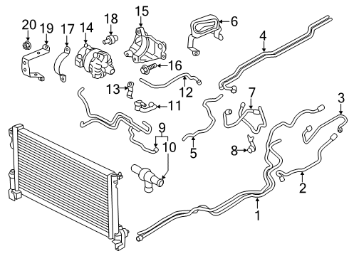 2024 Volvo S60 Coolant Lines Diagram 2