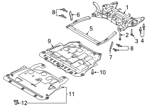 2024 Volvo XC40 Suspension Mounting - Front