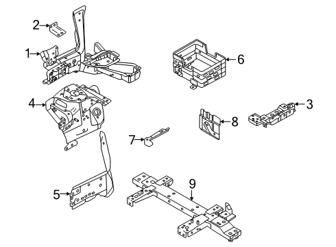 2025 Volvo EX30 Structural Components & Rails