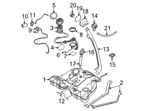 2005 Volvo S60 Fuel Supply Diagram