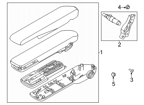 2025 Volvo EX90 Armrest