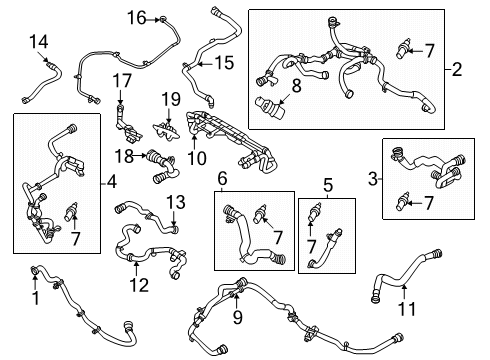 2025 Volvo EX90 Temperature Sensor Diagram for 32428059
