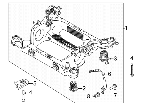 2025 Volvo EX90 Suspension Mounting - Rear