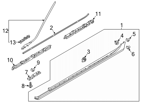 2024 Volvo S90 Exterior Trim - Pillars