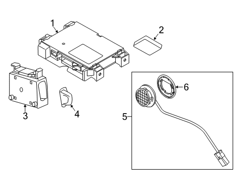 2016 Volvo V60 Communication System Components