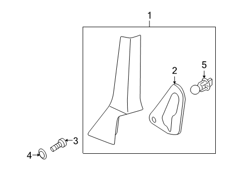 2009 Volvo V70 Tail Lamp Assembly, Driver Side Diagram for 31395068