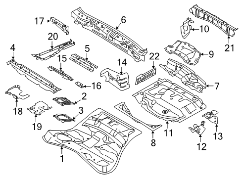 2024 Volvo XC60 Rear Floor & Rails