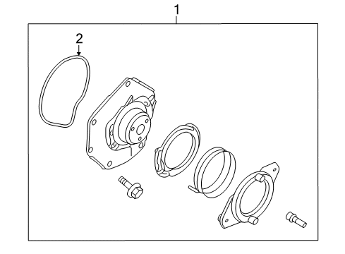 2010 Volvo V70 Water Pump