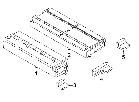 2025 Volvo EX30 Cell Module, End Diagram for 36012111