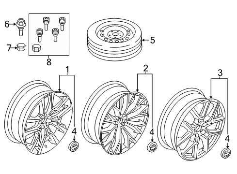 2025 Volvo XC60 Wheels Diagram 5