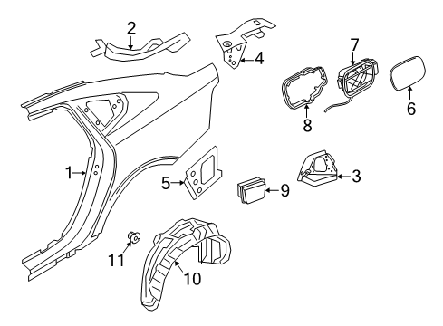 2024 Volvo S90 Fuel Door