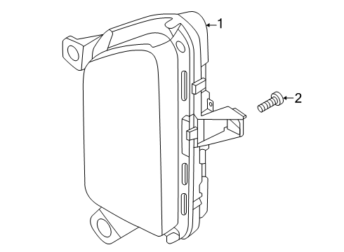 2025 Volvo EX90 Side Marker Lamps