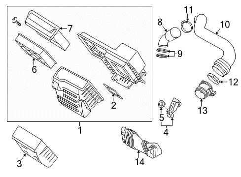 2016 Volvo XC70 Air Intake Diagram 2