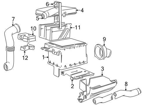 2000 Volvo V70 Electrical Components Diagram