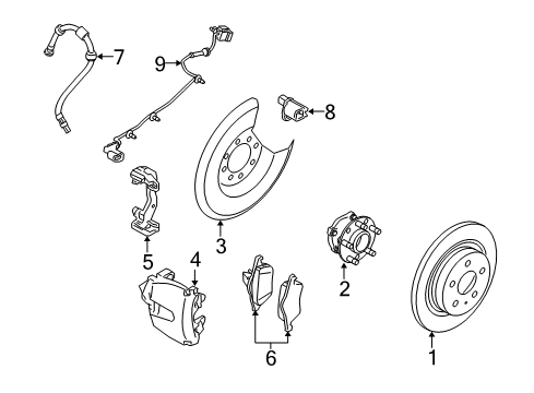 2011 Volvo S40 Rear Brakes Diagram