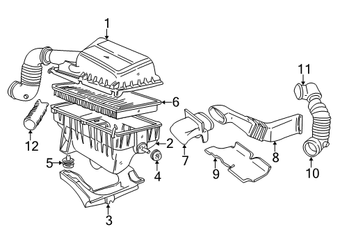 2000 Volvo V70 Air Intake Diagram