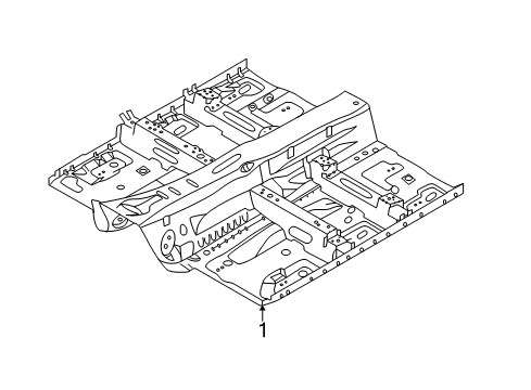 2024 Volvo XC60 Floor & Rails