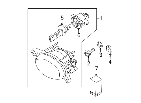 2002 Volvo S60 Fog Lamps Diagram