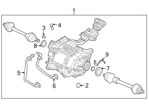 2024 Volvo XC60 Axle & Differential - Rear