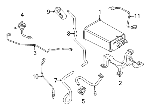 2015 Volvo XC60 Emission System Diagram