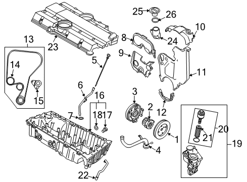 2016 Volvo XC70 Engine Parts Diagram 2