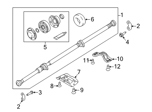 2024 Volvo XC90 Drive Shaft - Rear