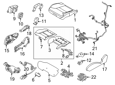 2025 Volvo EX90 CONTROL UNIT Diagram for 32447294